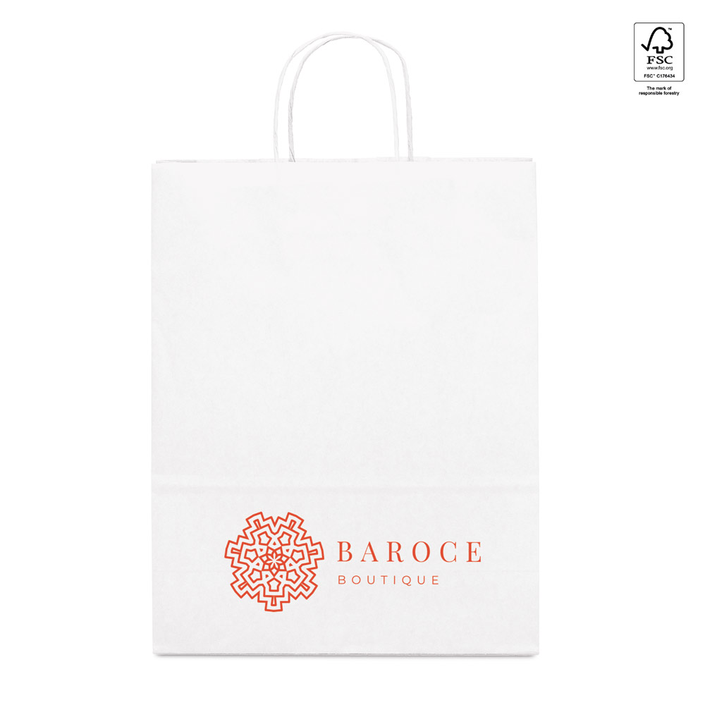 CABAZON. Borsa in carta kraft (90 g/m²)