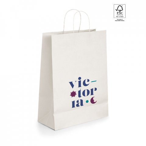 GRANT. Pappersp&aring;se i kraftpapper (100 g/m&sup2;) - Vit