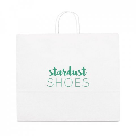 KELLY. Pappersp&aring;se i kraftpapper (100 g/m&sup2;) - Vit