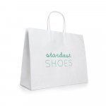 KELLY. Pappersp&aring;se i kraftpapper (100 g/m&sup2;) - Vit