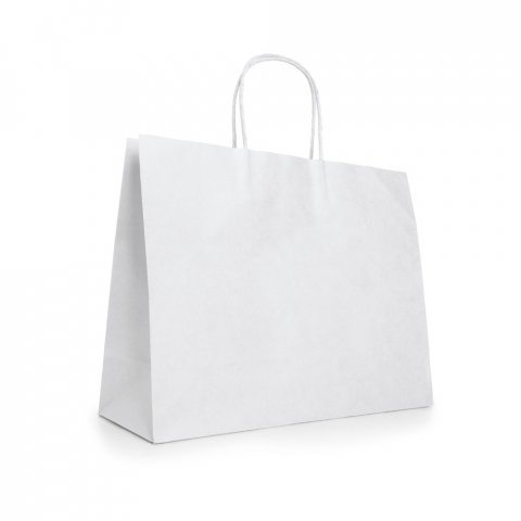 KELLY. Pappersp&aring;se i kraftpapper (100 g/m&sup2;) - Vit