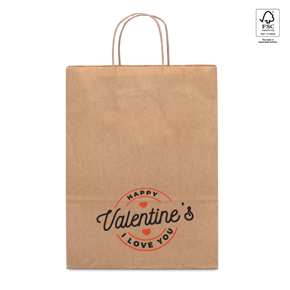 LEIA. Borsa in carta kraft (115 g/m²)