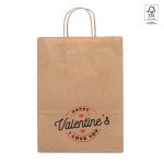 LEIA. Pappersp&aring;se i kraftpapper (115 g/m&sup2;) - Naturf&auml;rg