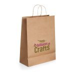 LEIA. Pappersp&aring;se i kraftpapper (115 g/m&sup2;) - Naturf&auml;rg