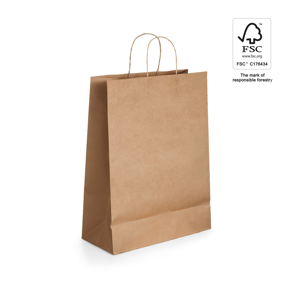 TAYLA. Borsa in carta kraft (115 g/m²)