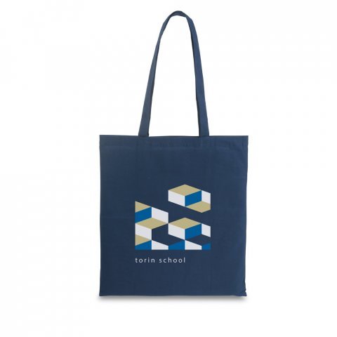 WHARF. 100% памучна чанта (100 g/m&sup2;) - тъмносин