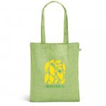 RYNEK. Торба с рециклиран памук (70%), полиестер (30% rPET) (140 гр/м&sup2;) - Светло зелено