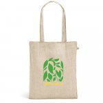 RYNEK. Торба с рециклиран памук (70%), полиестер (30% rPET) (140 гр/м&sup2;) - естествен