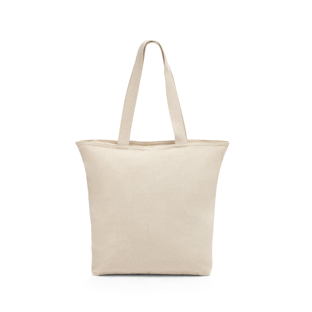 HACKNEY. Borsa in cotone 100% con chiusura (280 g/m²)