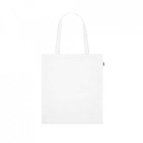 MAPUTO. 190T рециклиран полиестер (100% rPET) торба - бял