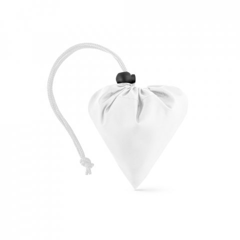 BEIRA. 190T &aring;tervunnen polyester (100% rPET) ihop f&auml;llbar v&auml;ska - Vit