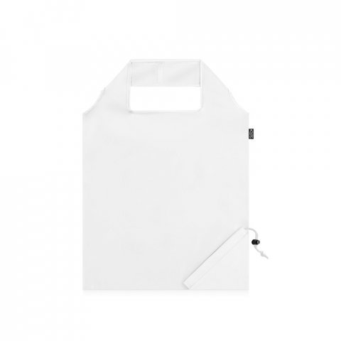BEIRA. 190T &aring;tervunnen polyester (100% rPET) ihop f&auml;llbar v&auml;ska - Vit