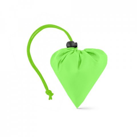 BEIRA. 190T &aring;tervunnen polyester (100% rPET) ihop f&auml;llbar v&auml;ska - Ljusgr&ouml;n