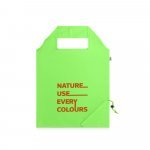 BEIRA. 190T &aring;tervunnen polyester (100% rPET) ihop f&auml;llbar v&auml;ska - Ljusgr&ouml;n