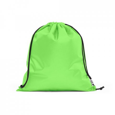 PEMBA. Worek 190T poliester z recyklingu (100% rPET) - Jasno zielony