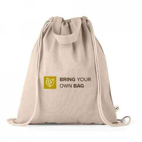 RISSANI. Gympap&aring;se med &aring;tervunnen bomull (70%) och polyester (30% rPET) (140 g/m&sup2;) - Naturf&auml;rg