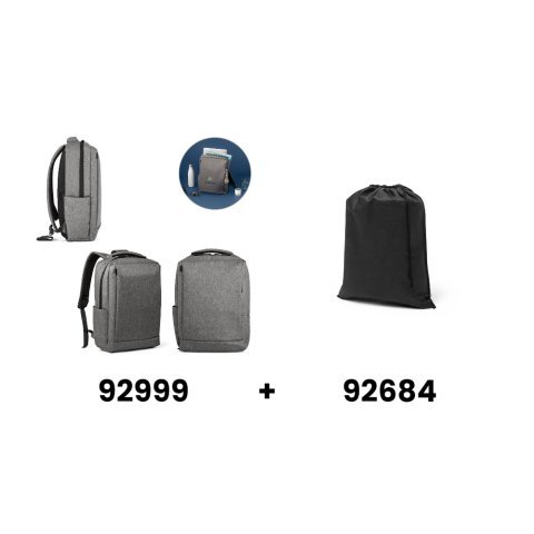 BOLOGNA. Laptopryggs&auml;ck 15,6" i 300D polyester