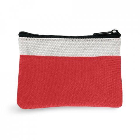 MILLER. Small multipurpose pouch in 600D - Red
