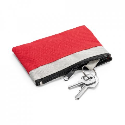 MILLER. Small multipurpose pouch in 600D - Red