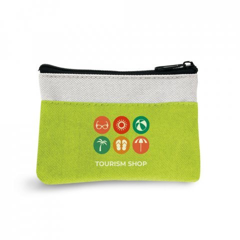 MILLER. Small multipurpose pouch in 600D - Light green