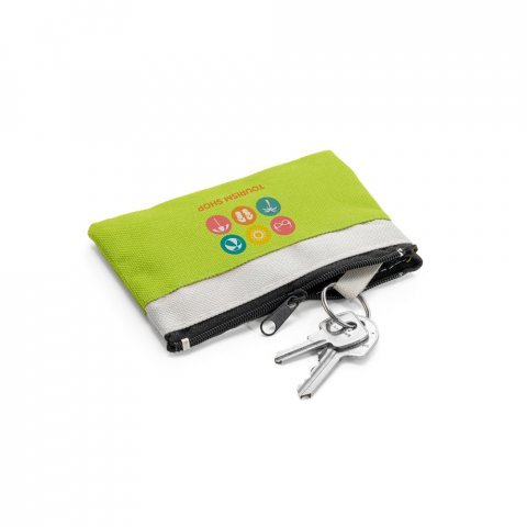MILLER. Small multipurpose pouch in 600D - Light green