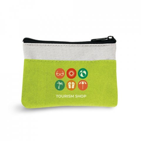 MILLER. Small multipurpose pouch in 600D - Light green