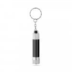 LERGAN. Aluminium keyring with a 3 LED flashlight - Black