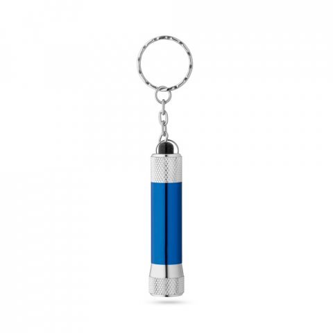 LERGAN. Aluminium keyring with a 3 LED flashlight - Royal blue