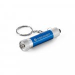 LERGAN. Aluminium keyring with a 3 LED flashlight - Royal blue