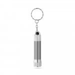 LERGAN. Aluminium keyring with a 3 LED flashlight - Gun metal