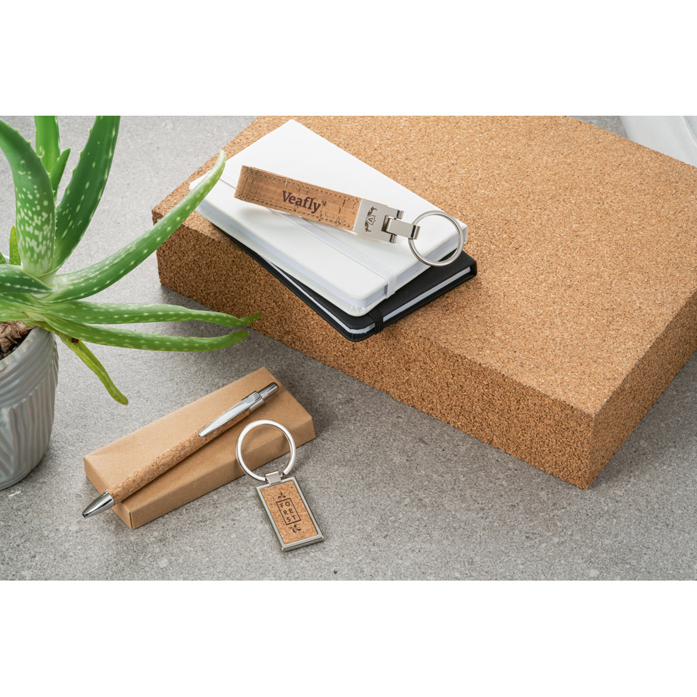 CORKS. Portachiavi in sughero e metallo
