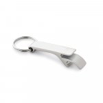 BAITT. Aluminium keyring with bottle opener - Satin silver