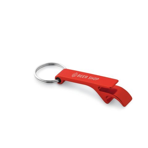 BAITT. Aluminium keyring with bottle opener