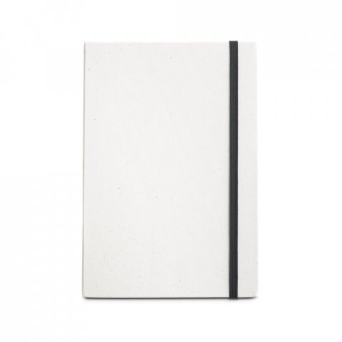 MILKY. Caiet A5 cu copertă rigidă din h&acirc;rtie 100% reciclată - Negru