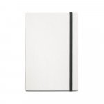 MILKY. Caiet A5 cu copertă rigidă din h&acirc;rtie 100% reciclată - Negru