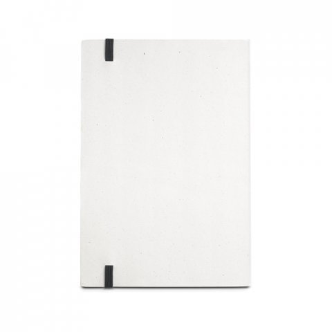 MILKY. Caiet A5 cu copertă rigidă din h&acirc;rtie 100% reciclată - Negru