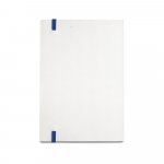 MILKY. Caiet A5 cu copertă rigidă din h&acirc;rtie 100% reciclată - Albastru