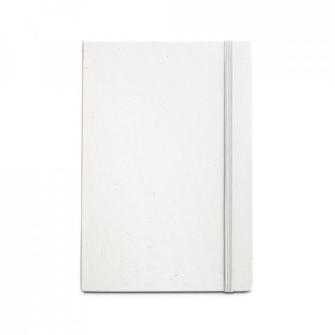 MILKY. Caiet A5 cu copertă rigidă din h&acirc;rtie 100% reciclată - Alb
