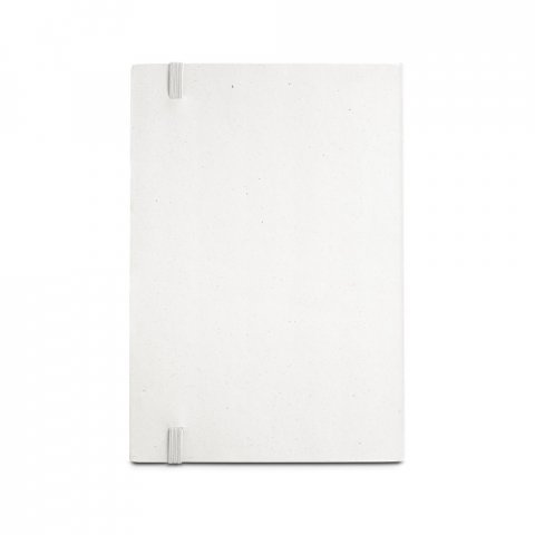 MILKY. Caiet A5 cu copertă rigidă din h&acirc;rtie 100% reciclată - Alb