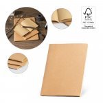 ALCOTT A4. Notepad A4 cu coperta de carton (250 g/m&sup2;) și pagini simple