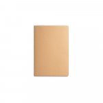 ALCOTT A5. Notepad A5 cu coperta de carton (250 g/m&sup2;) și pagini simple - Natural