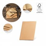 ALCOTT A5. Notepad A5 cu coperta de carton (250 g/m&sup2;) și pagini simple