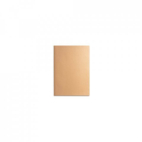 ALCOTT A6. Notepad cu coperta de carton (250 g/m&sup2;) și pagini simple - Natural