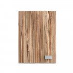 NERUDA. Bloc-notes A5 avec couverture rigide en fibre de paille naturelle - Naturel