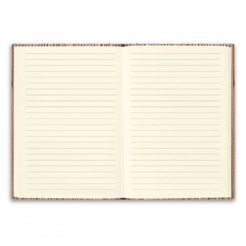 NERUDA. Bloc-notes A5 avec couverture rigide en fibre de paille naturelle - Naturel