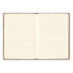 NERUDA. Bloc-notes A5 avec couverture rigide en fibre de paille naturelle - Naturel