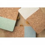 KLEE. Block notes A5 in sughero e lino con pagine a righe