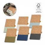 KLEE. Block notes A5 in sughero e lino con pagine a righe