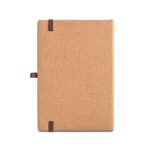 ORWELL. Notebook A5 cu copertă cartonată din bambus și foi de plută - Natural