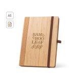 ORWELL. Notebook A5 cu copertă cartonată din bambus și foi de plută